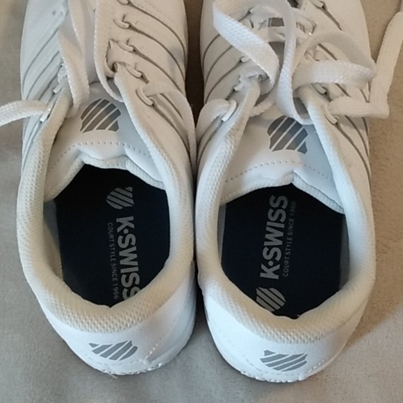 K-Swiss white tennies - Picture 5 of 8